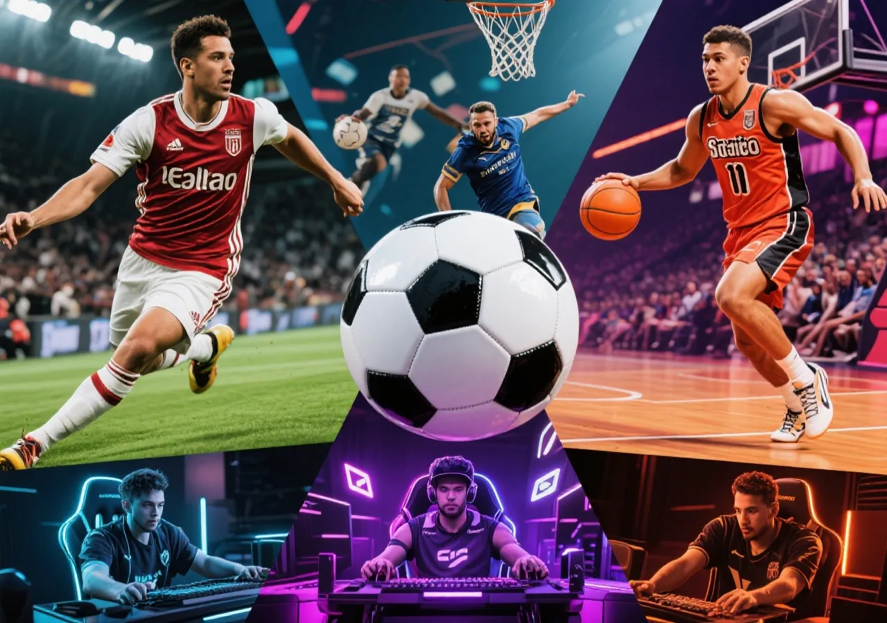 热门体育项目视觉拼图