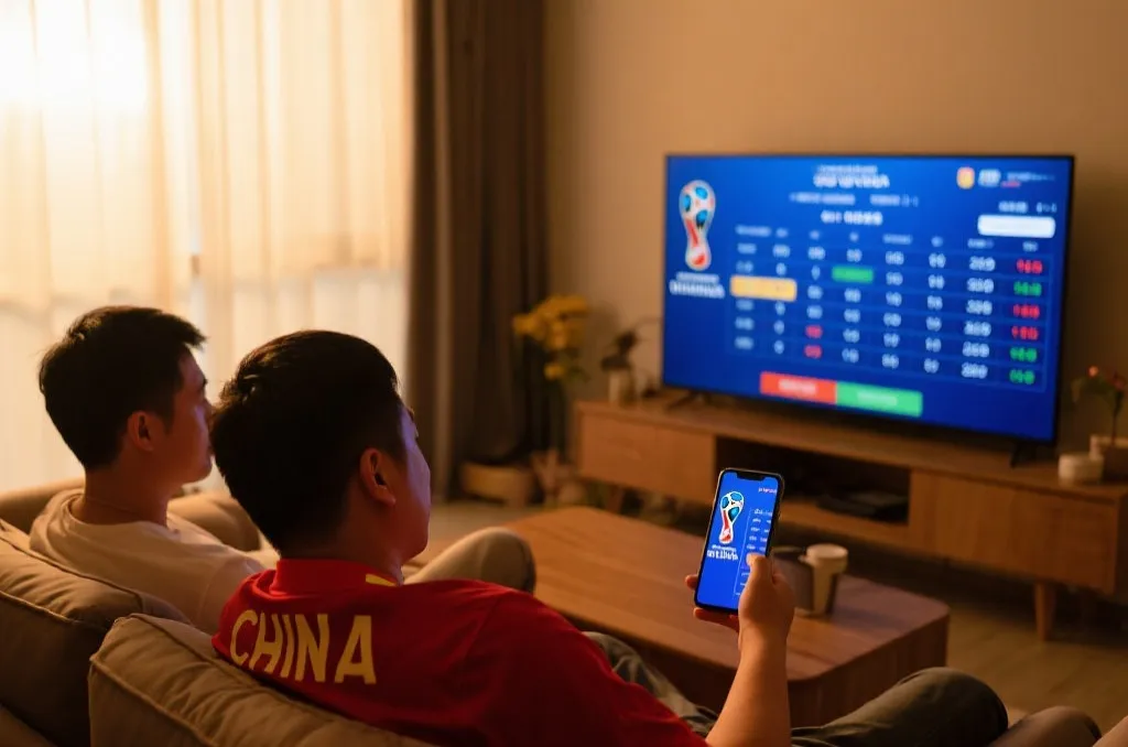 球迷查看世界杯官方赛程与比分更新页面